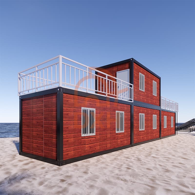 Build a double terrace container house with a sense of design 2