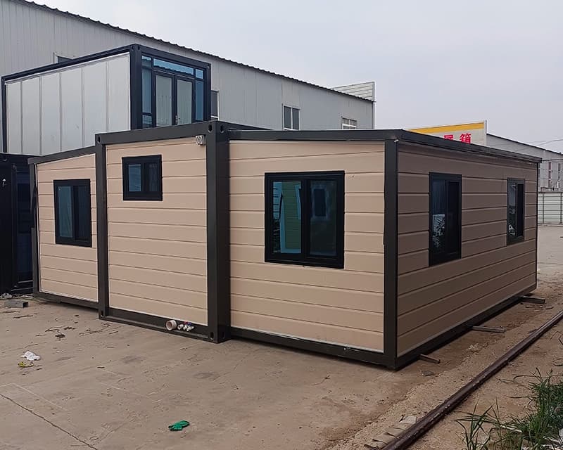 20ft expandable house with decoration cladding 1
