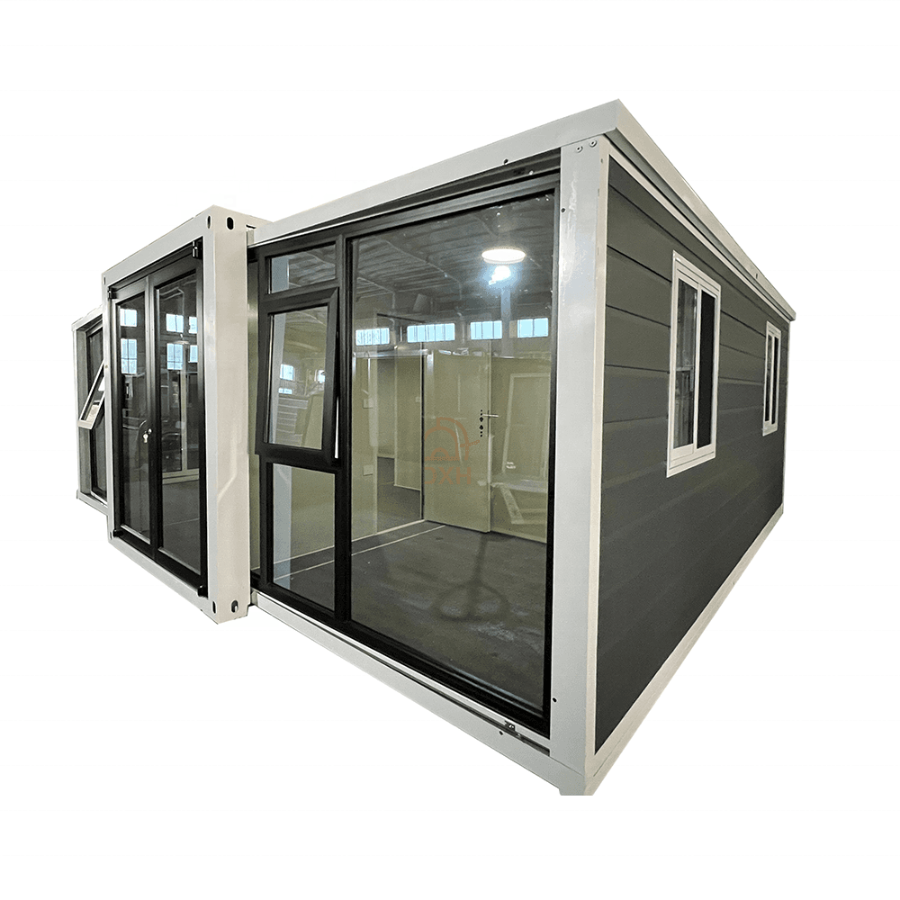 20ft Expandable Container House Custom Glass Wall  Light Luxury 2 Bedroom 1 Bathroom 1 Kitchen Dream Home 3