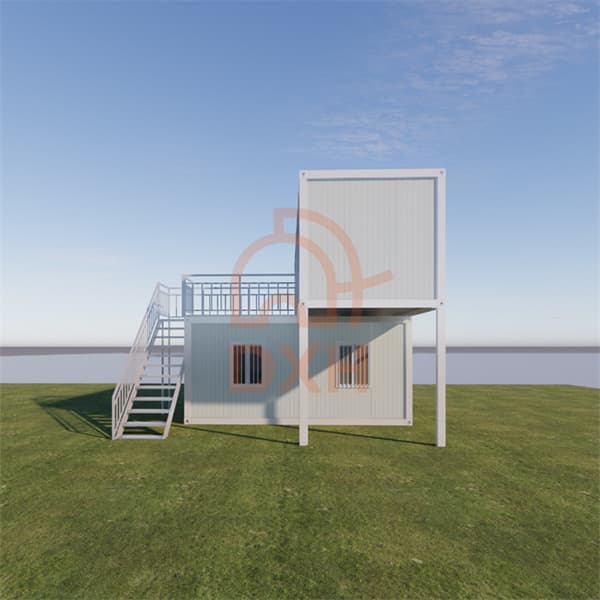 Versatile Two-Storey Container: Ideal Home & Office with Garage 3