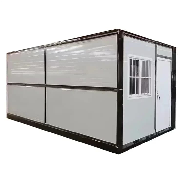 Factory Customized 20ft 40ft Folding Living Prefab Homes Stackable Foldable Prefabricated Container House 1