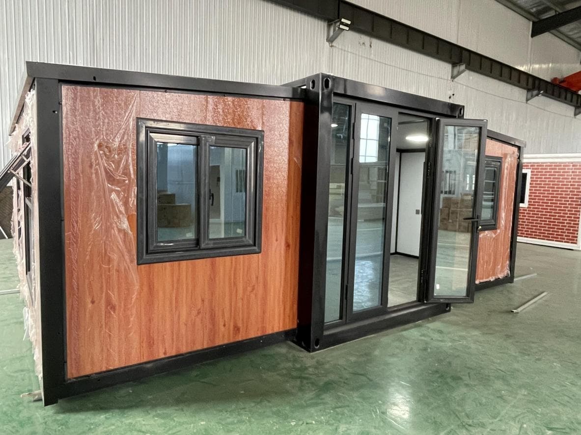 Cowinlife luxury 20ft expandable container house with 2 bedrooms 1 bathroom and Calcium silicate panels 13