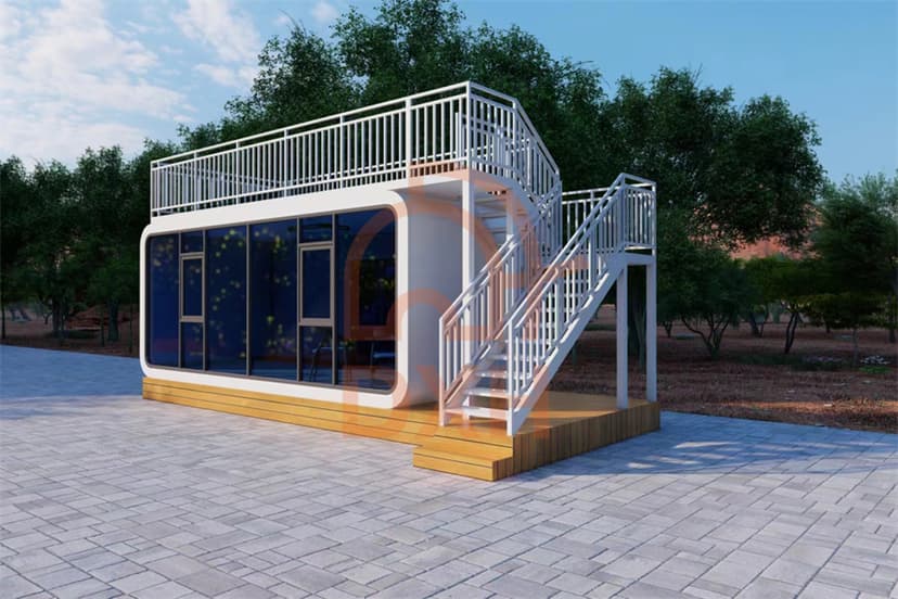 The choice of high-end container homes -Apple cabin 8