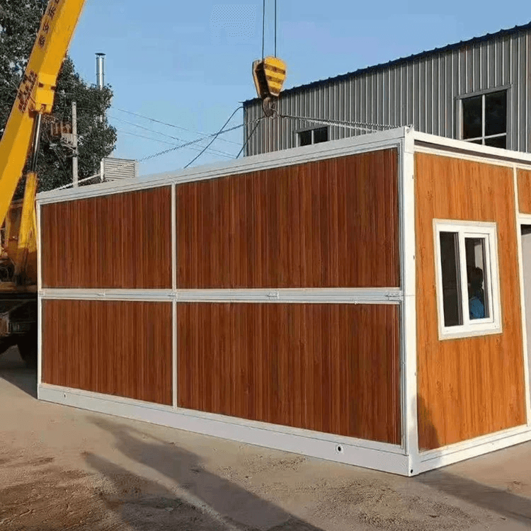 Factory Customized Folding Living Prefab Homes Stackable Foldable Prefabricated Container House 4