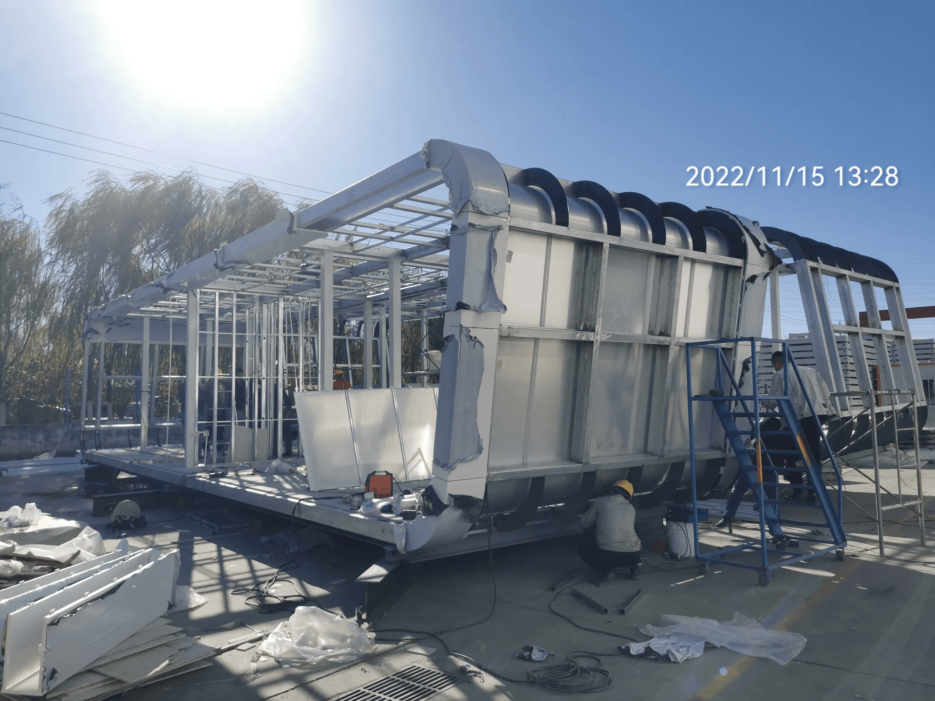 20ft 40ft Modular Prefab Tiny Homes Container Office Portable Apple Home Pod Movable Apple Cabin 2