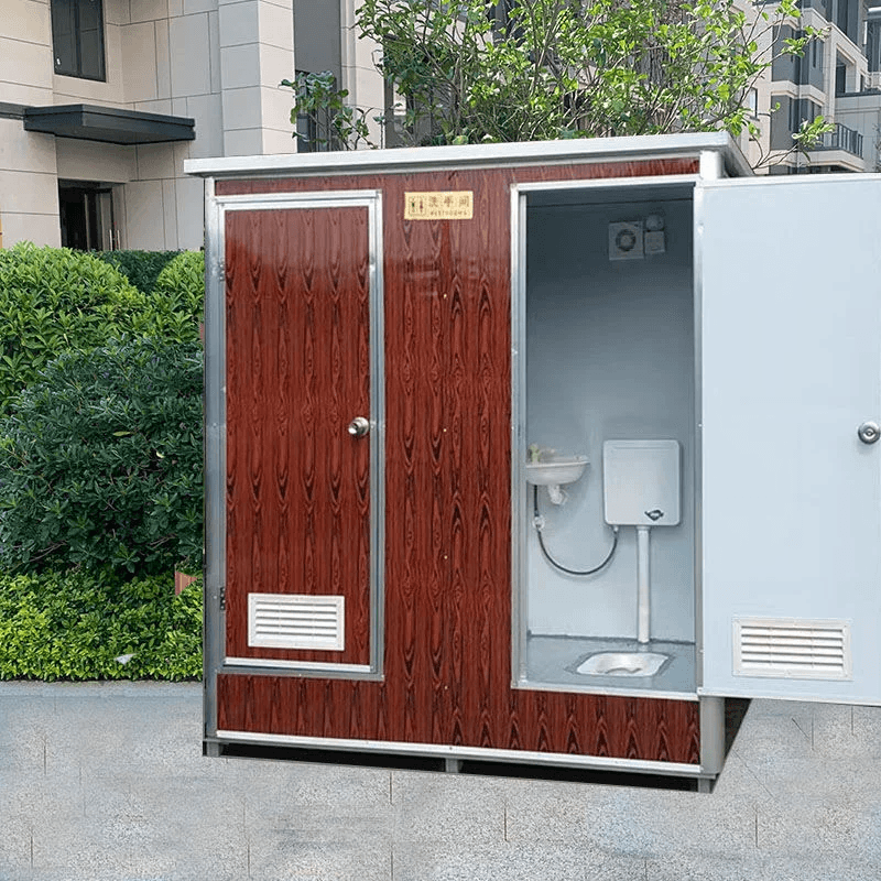Portable Prefab Bathroom Toilet with Shower - Custom & Compact 10ft Container Design 3
