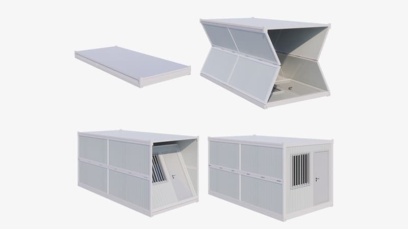 Innovative design! Folding container house: break the traditional building model and meet the new trend of future housing 2