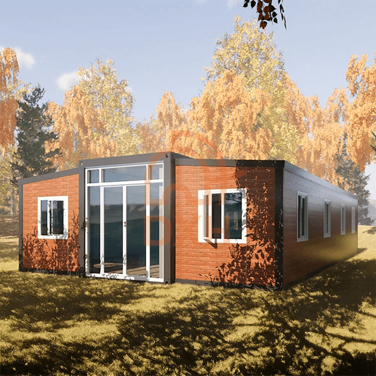 40ft Expandable Foldable Container House Easy Assemble With 2 beds 1 Bath