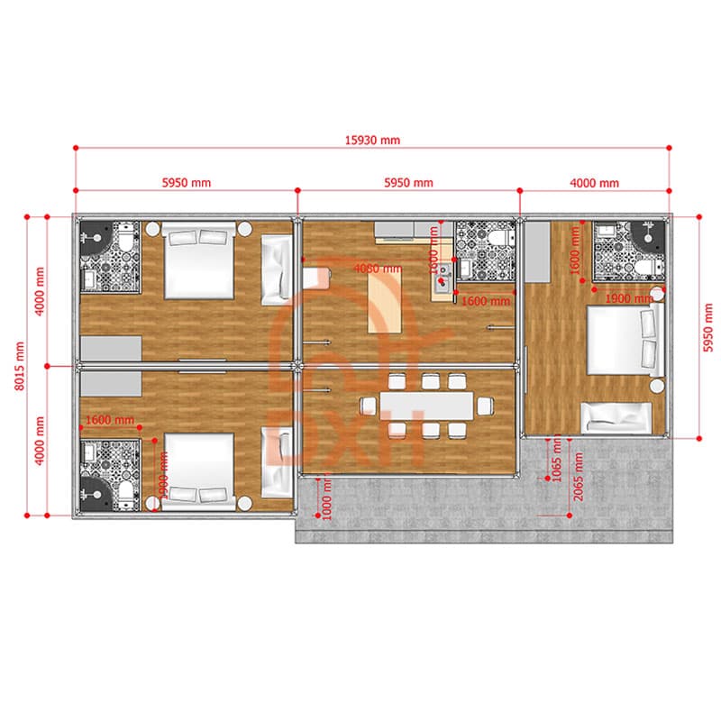 3-bedroom-Container-Home-Floor-Plan
