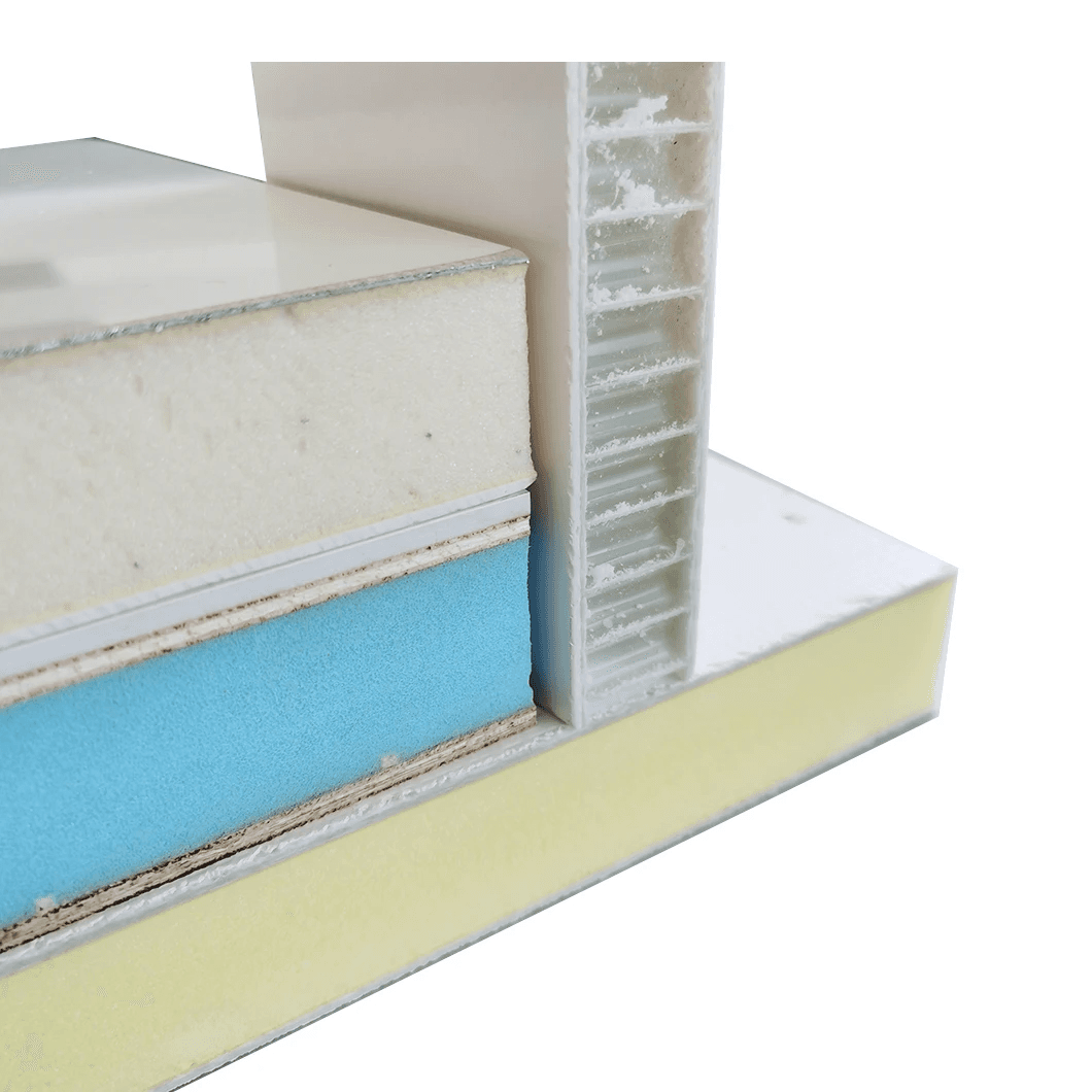 High Strength Polyurethane Foam Frp Sandwich Refrigerated Truck Insulated Wall Panel Fiberglass Caravan Rv Panel For Truckbody
