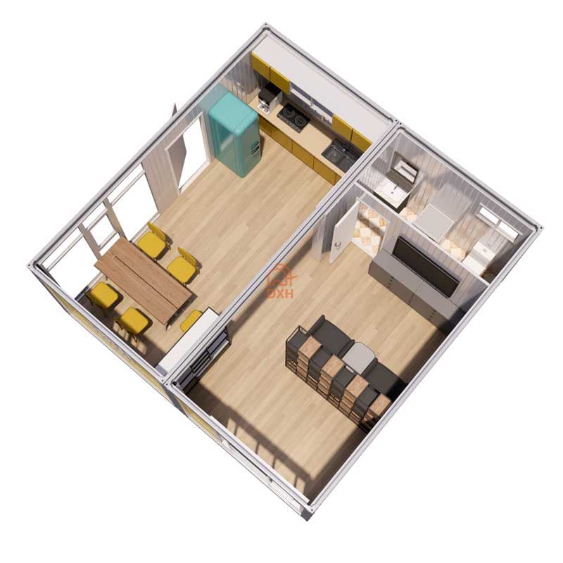 Modern Two-Story Container Home Villa 4