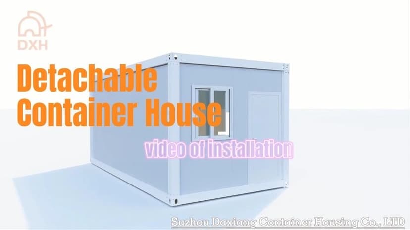 How to correctly install detachable container houses?