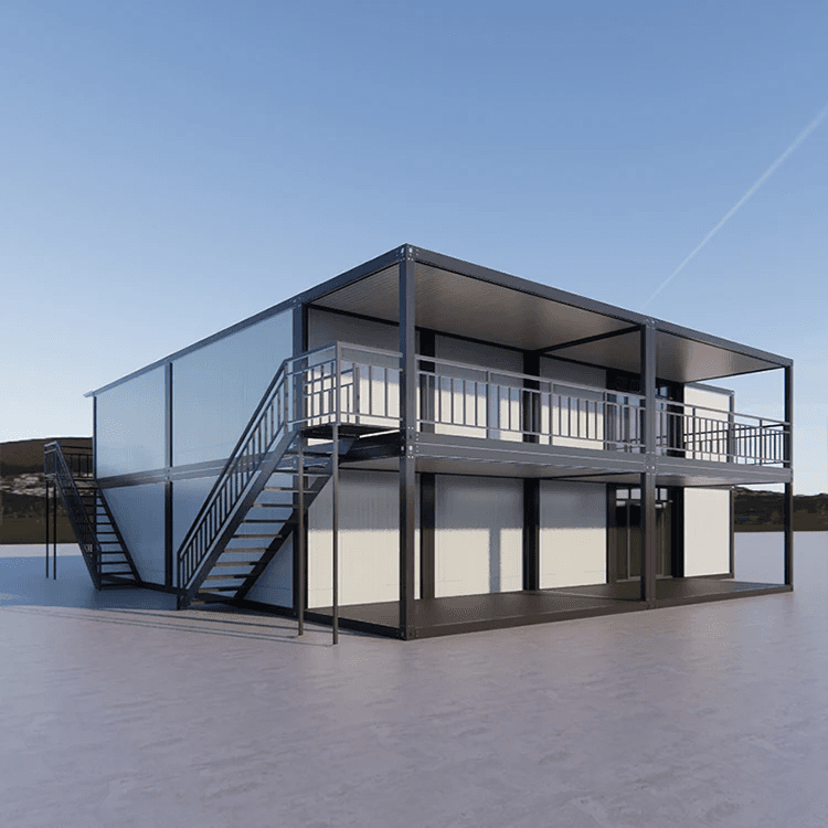 Affordable 2-Story Portable Container House - Easy-to-Assemble Prefab Homes (20/40 ft) 4