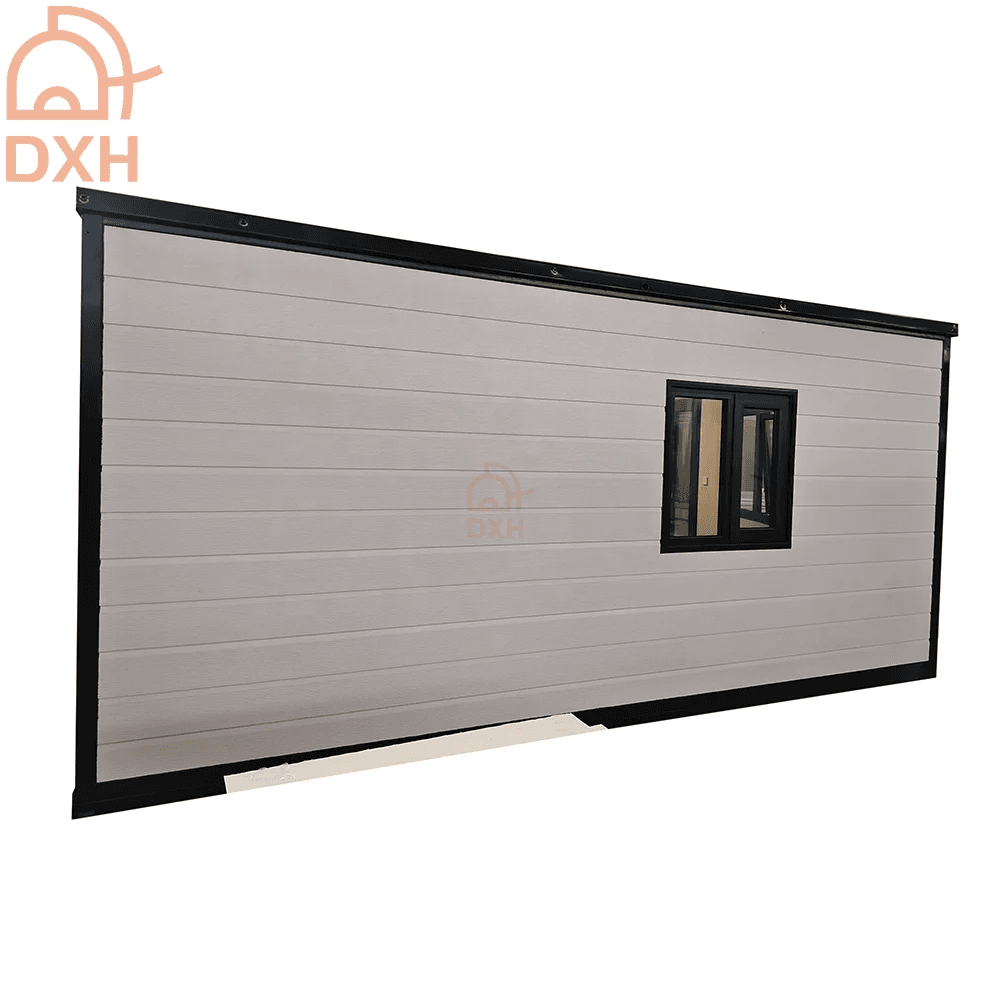 20ft Expandable Container House High Quality Affordable Australia Standard  White Cladding Panels And Screen Door House 6