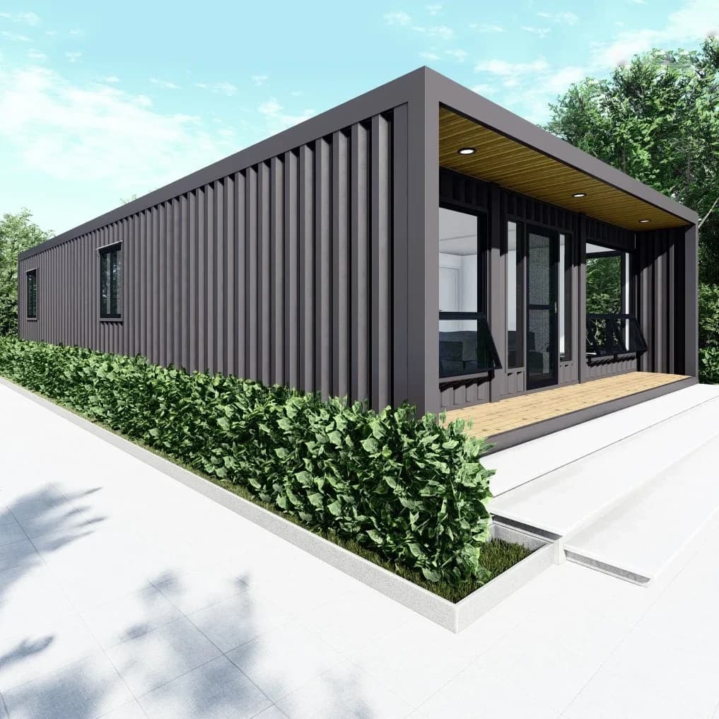 Portable 5 Bedroom Container Prefab House - Customizable, Movable, and Perfect for School Dormitory! 1