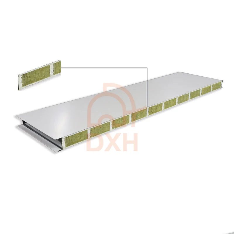 Hollow Glass Magnesium Rockwool Sandwich Panel