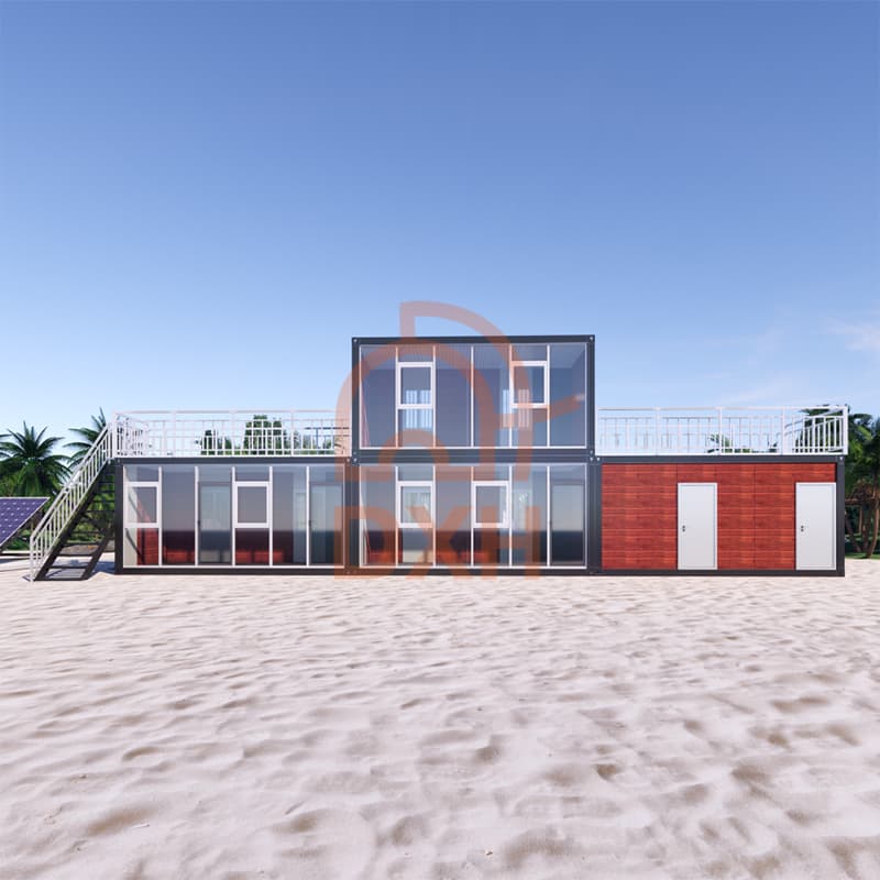 Build a double terrace container house with a sense of design 3