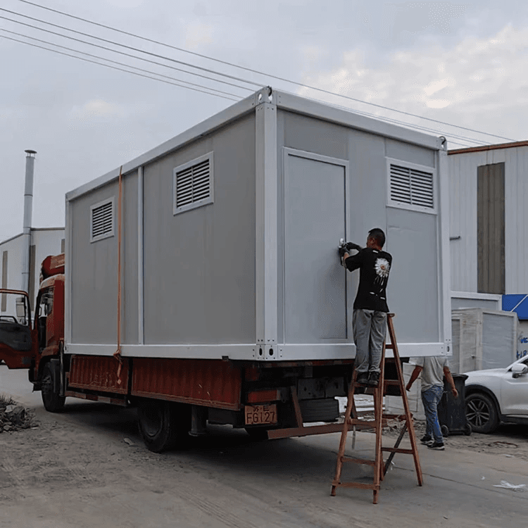 Portable Prefab Container Toilet: Modern, Customizable & Wholesale 2