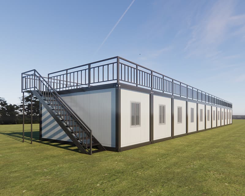 Container House With Terrace Prefabricated Restaurant 5