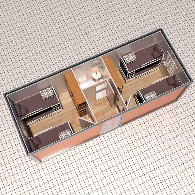 8-Bedroom Container Dormitory Units