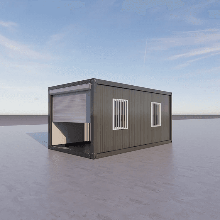 China Factory Cheap Prefab Flatpack Container House Prefabricated Flat Pack Living Container Home Garage 6