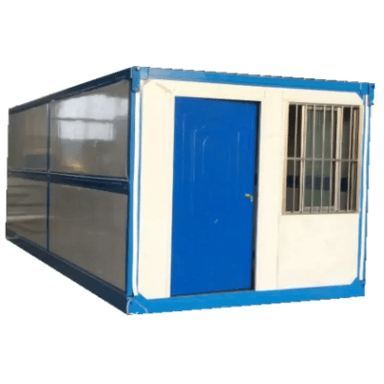 Manufacturer Custom Folding Container Prefab House Hurricane Resistance Fold Up Prefabricated Home Hut With Toilet