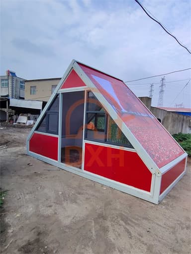 Space-Saving Triangular Folding Container House: Innovative, Portable & Easy-to-Set-Up Shelter Solution 6