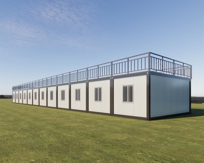 Container House With Terrace Prefabricated Restaurant