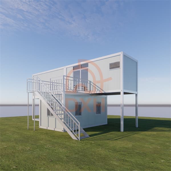 Versatile Two-Storey Container: Ideal Home & Office with Garage 2