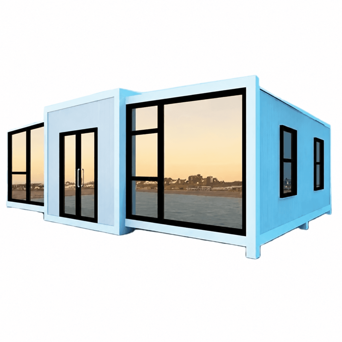 20ft Custom Expandable Container House 1