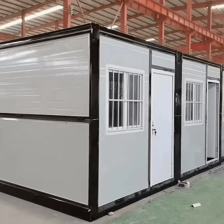 Manufacturer Custom Folding Container Prefab House Hurricane Resistance Fold Up Prefabricated Home Hut With Toilet 3