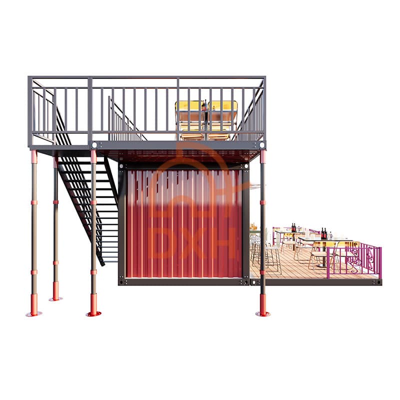Affordable-Two-story-Container-Bar-with-Terrace