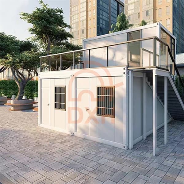 Modern Two-Storey Container House with Rooftop Terrace 2