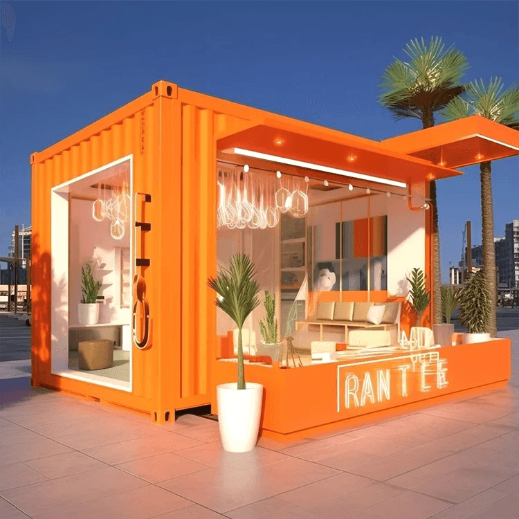 20/40ft Prefab Office Easy-Install Detachable  Container: Modern & Movable Modular Container Homes!