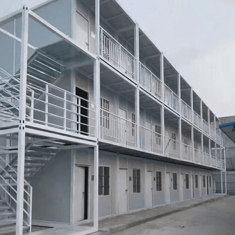 Efficient and Spacious: Two-Storey Steel Frame Prefab House for Labour Camps and Dormitories 2