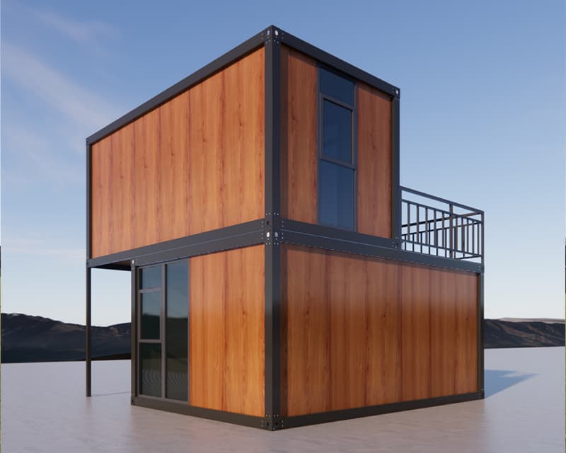 Low cost stylish container house coffee shop 5