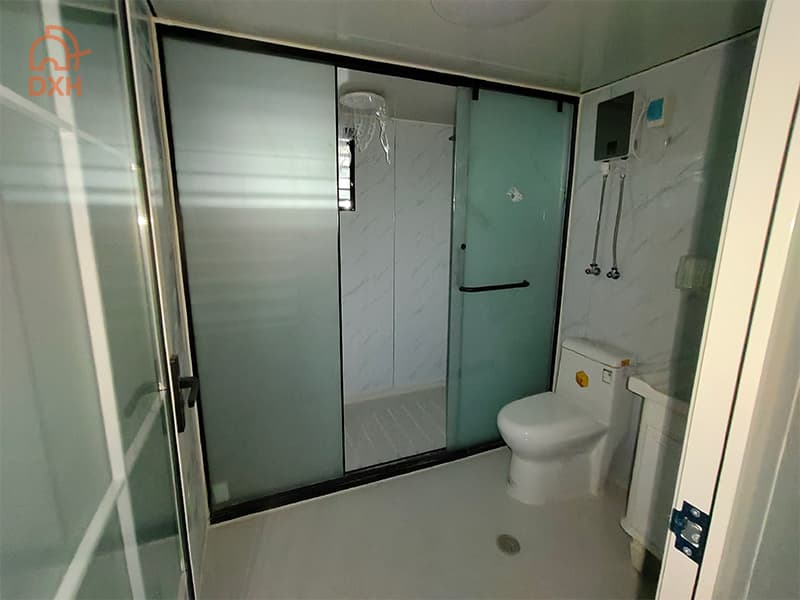 China manufacturer Cowinlife Pure white European style Expandable Container House 20 ft with 2 bedrooms, 1 kitchen and 1  bathroom 6