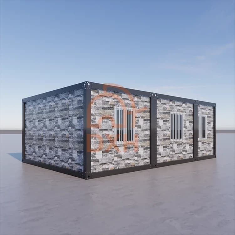 20ft 30ft 40ft Easy Assembly Container House Flat Pack Luxury Prefabricated Home Warehouse 1