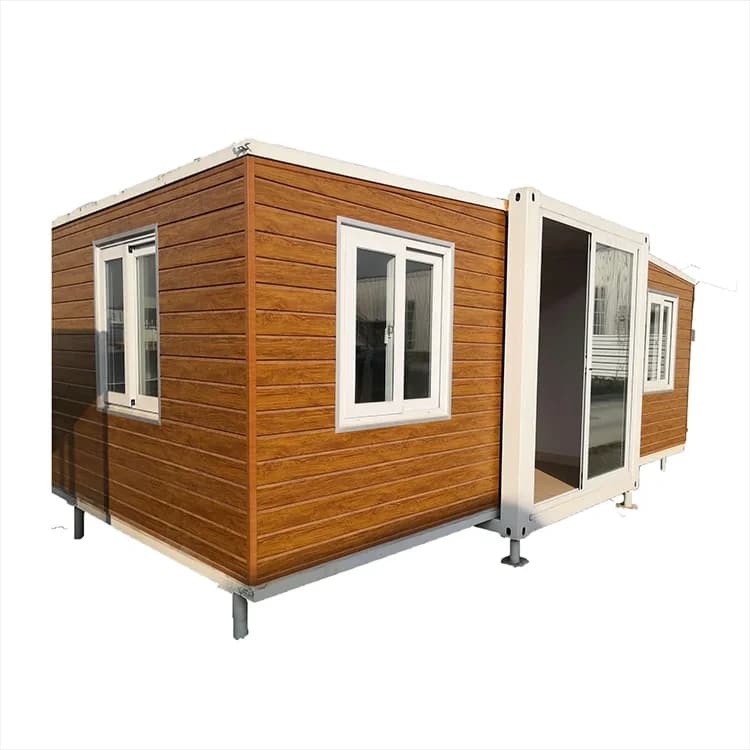 Spacious 2-Bedroom Expandable Container Home: Custom Prefab 20ft/40ft Folding House 1