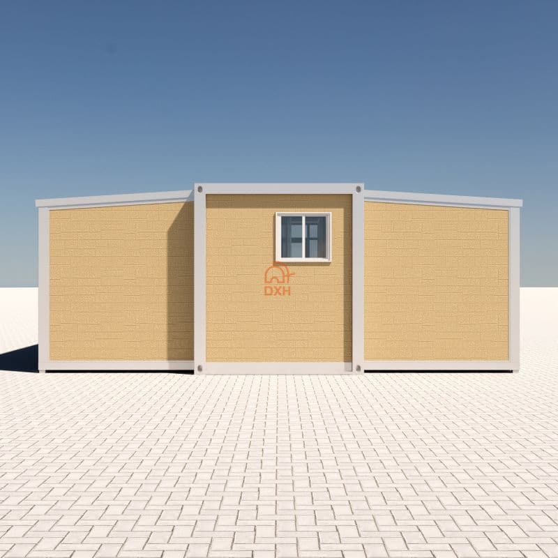 Cowinlife luxury 20ft expandable container house with 2 bedrooms 1 bathroom and Calcium silicate panels 4