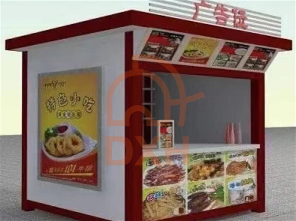 Design an independent container shop that can be used for street sales 1
