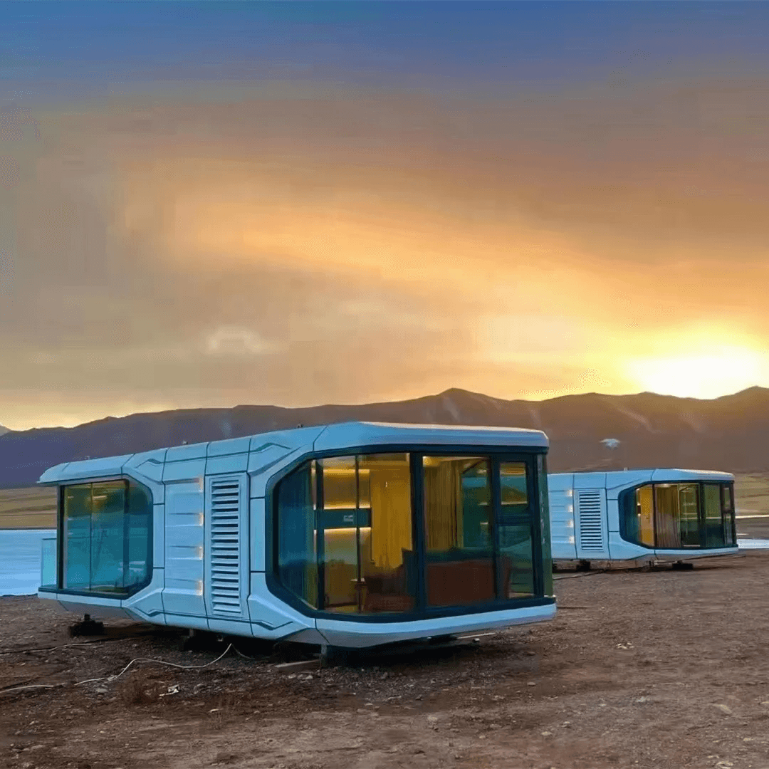 Mobile Container House: Stylish Prefabricated Space Capsule, Hot Sale! 5