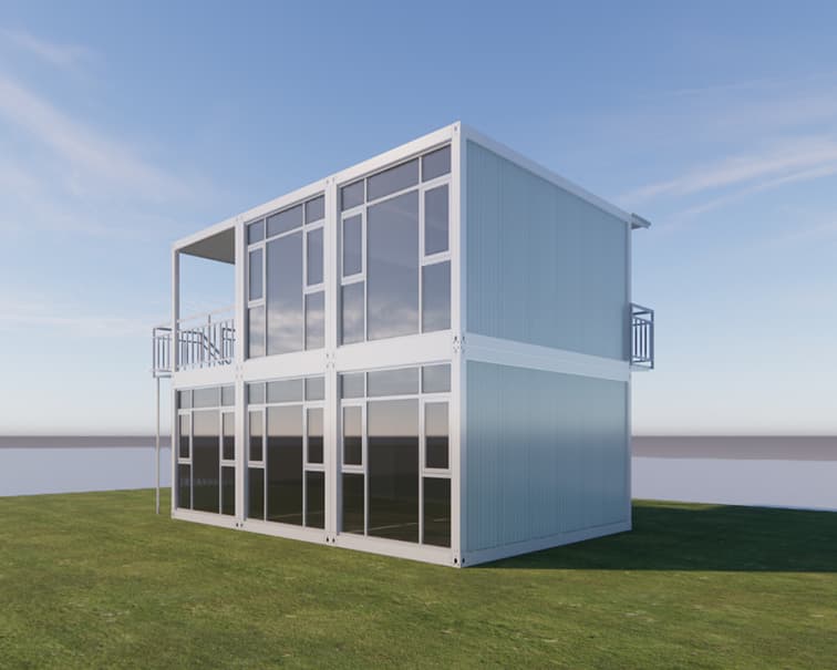 Customized detachable container house make into office 5