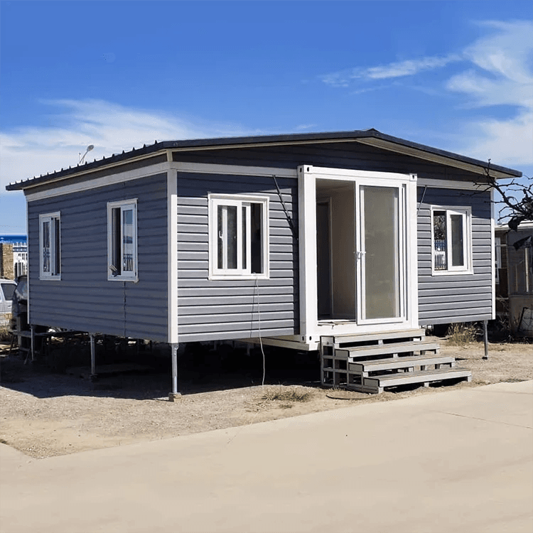 Ultimate Customizable Expandable Prefab Home: 3-in-1 Double-Wing Foldable Container with Bathroom & Kitchen 7