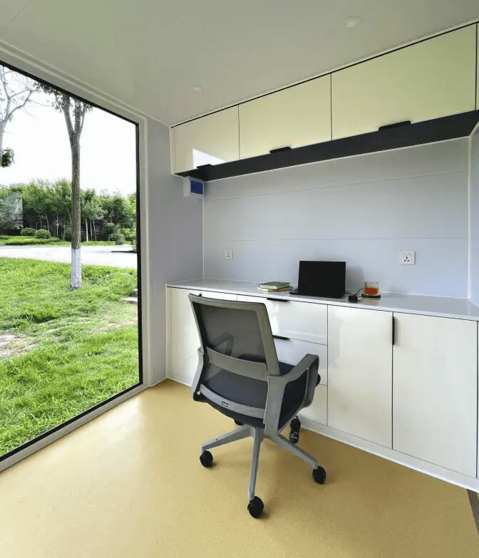 Suihe Tiny House 20ft 40ft Outdoor Modern Popular Prefab House Mobile Working House Office Pod Apple Cabin 5