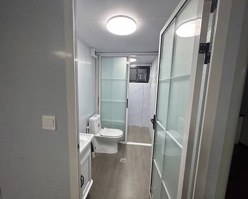 High cost effective 20ft expandable house glass front container house 11