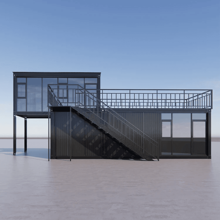 Factory Customized Modular Luxury Container Prefab House Pre Assembled House Prefabricated With Glass Windows 6
