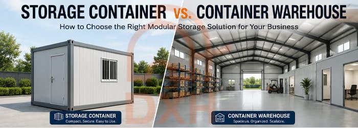 Storage Container vs. Container Warehouse: How to Choose the Modular Storage Solution