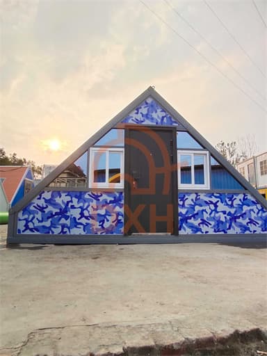 Space-Saving Triangular Folding Container House: Innovative, Portable & Easy-to-Set-Up Shelter Solution 2