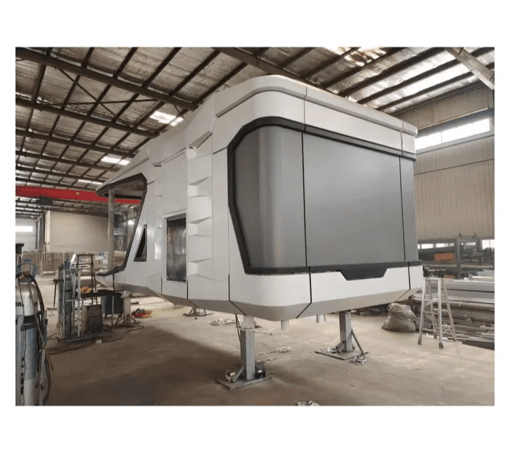 Soundproof Mini Office Pods Outdoor Meeting Room Smart Work Space/ Prefab Capsule House/apple Cabin 6